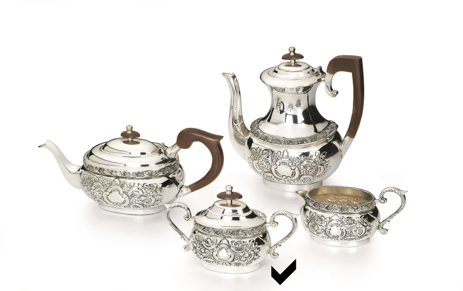 picture 1 Beautiful, silver coffee set