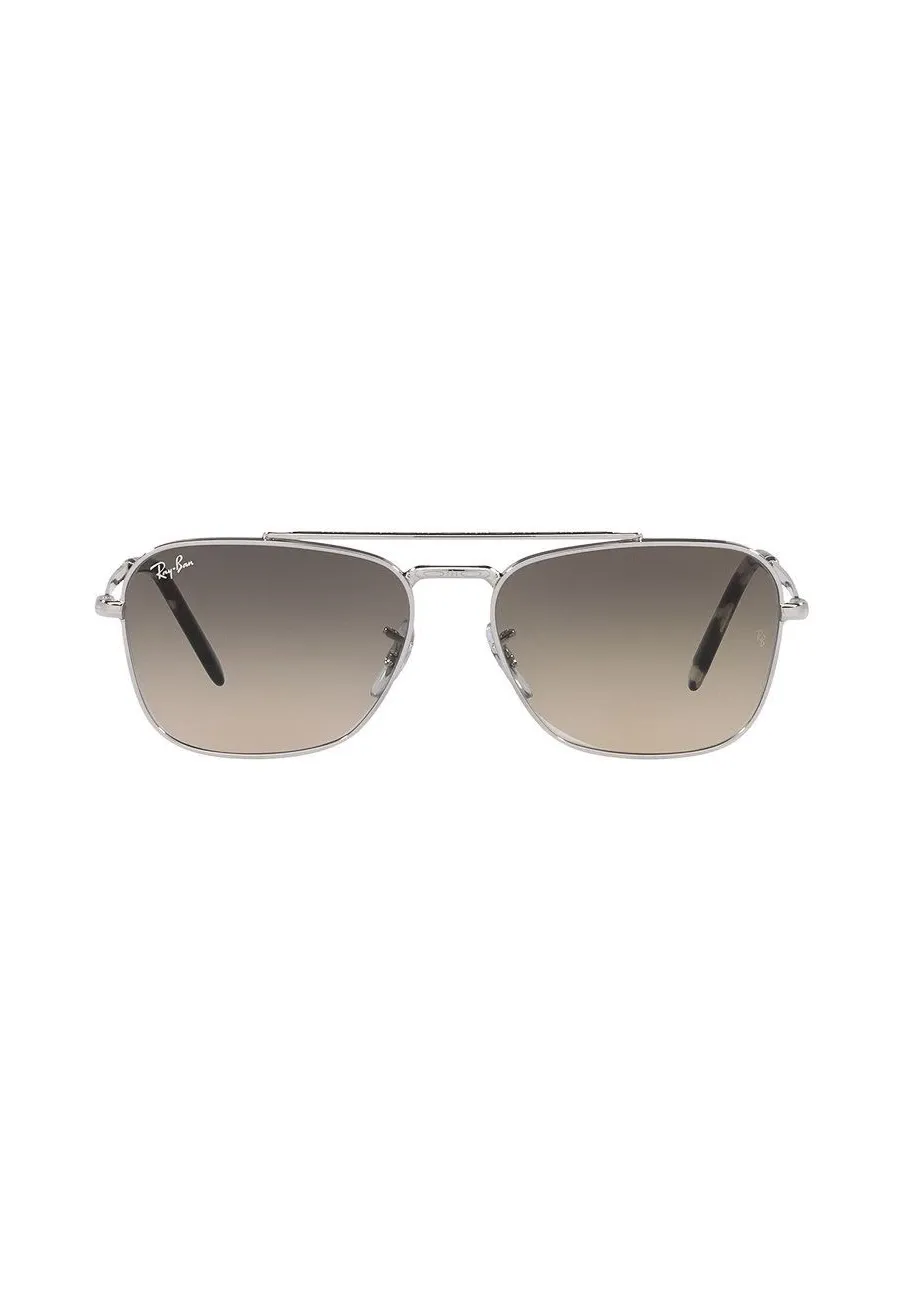 obrazek 1 Ray-Ban okulary przeciwsłoneczne NEW CARAVAN kolor srebrny 0RB3636