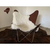 Picture Modern Gotland sheepskin rug - 105x90 cm