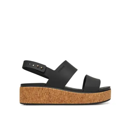 Zdjęcie Crocs Sandały Brooklyn Cork Low Wedge 211144 Czarny