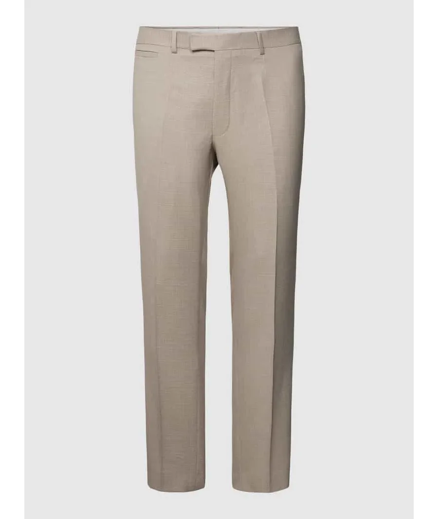 obrazek 1 Spodnie do garnituru o kroju slim fit w kant