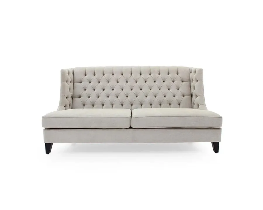 obrazek 3 Szara pikowana sofa w stylu nowoczesnym - Sevensedie