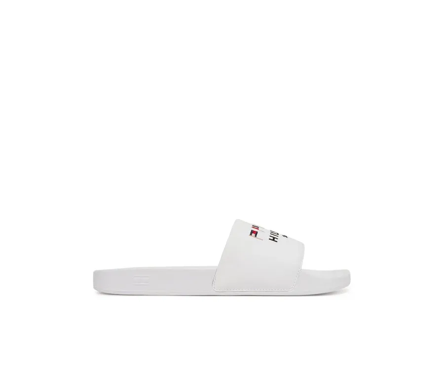 obrazek 1 Tommy Hilfiger Klapki Flags Pool Slide FM0FM05431 Biały