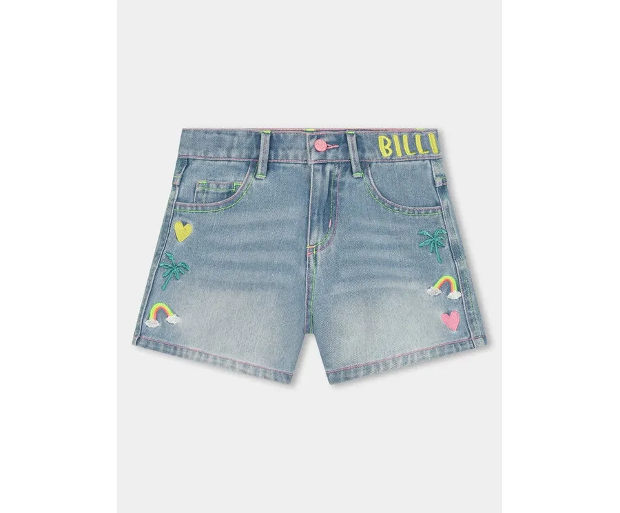obrazek 1 Billieblush Szorty jeansowe U20109 Niebieski Regular Fit