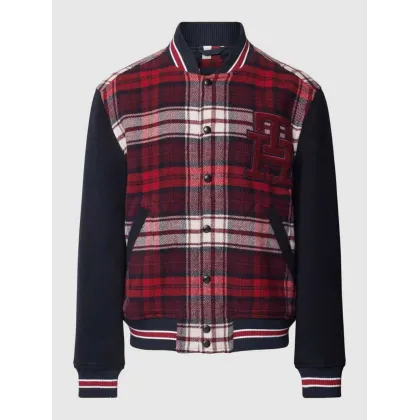 Zdjęcie Tommy Hilfiger Kurtka bomber Varsity MW0MW34023 Czerwony Regular Fit