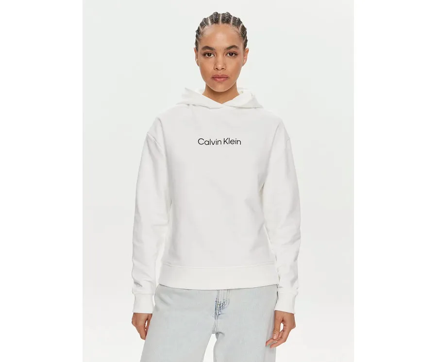 obrazek 1 Calvin Klein Bluza Hero Logo K20K205449 Biały Regular Fit