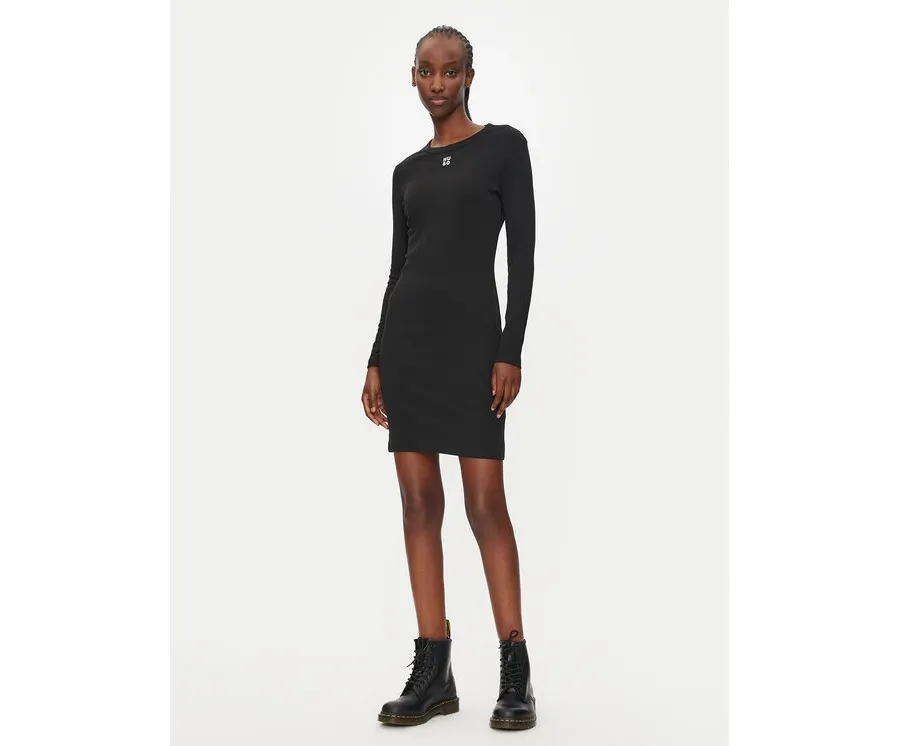obrazek 1 Hugo Sukienka codzienna Nemalia_1 50518385 Czarny Slim Fit HUGO
