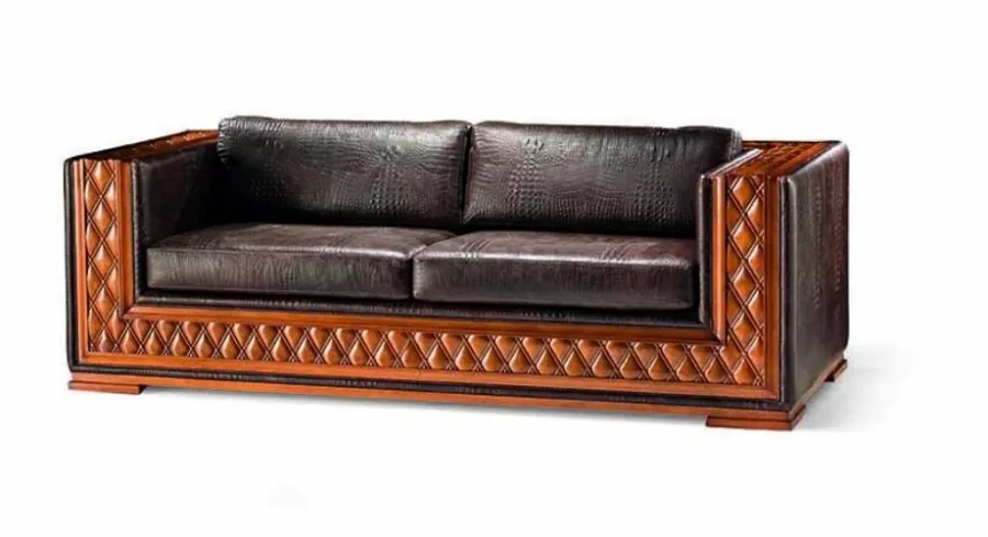 obrazek 1 Piękna trzyosobowa antyczna sofa do salonu