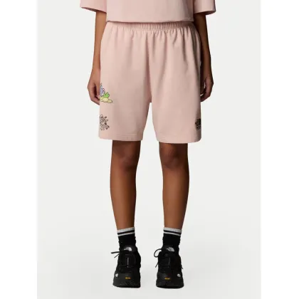 Zdjęcie The North Face Szorty sportowe Unisex Mountain Cleanup NF0A8C2X Różowy Relaxed Fit