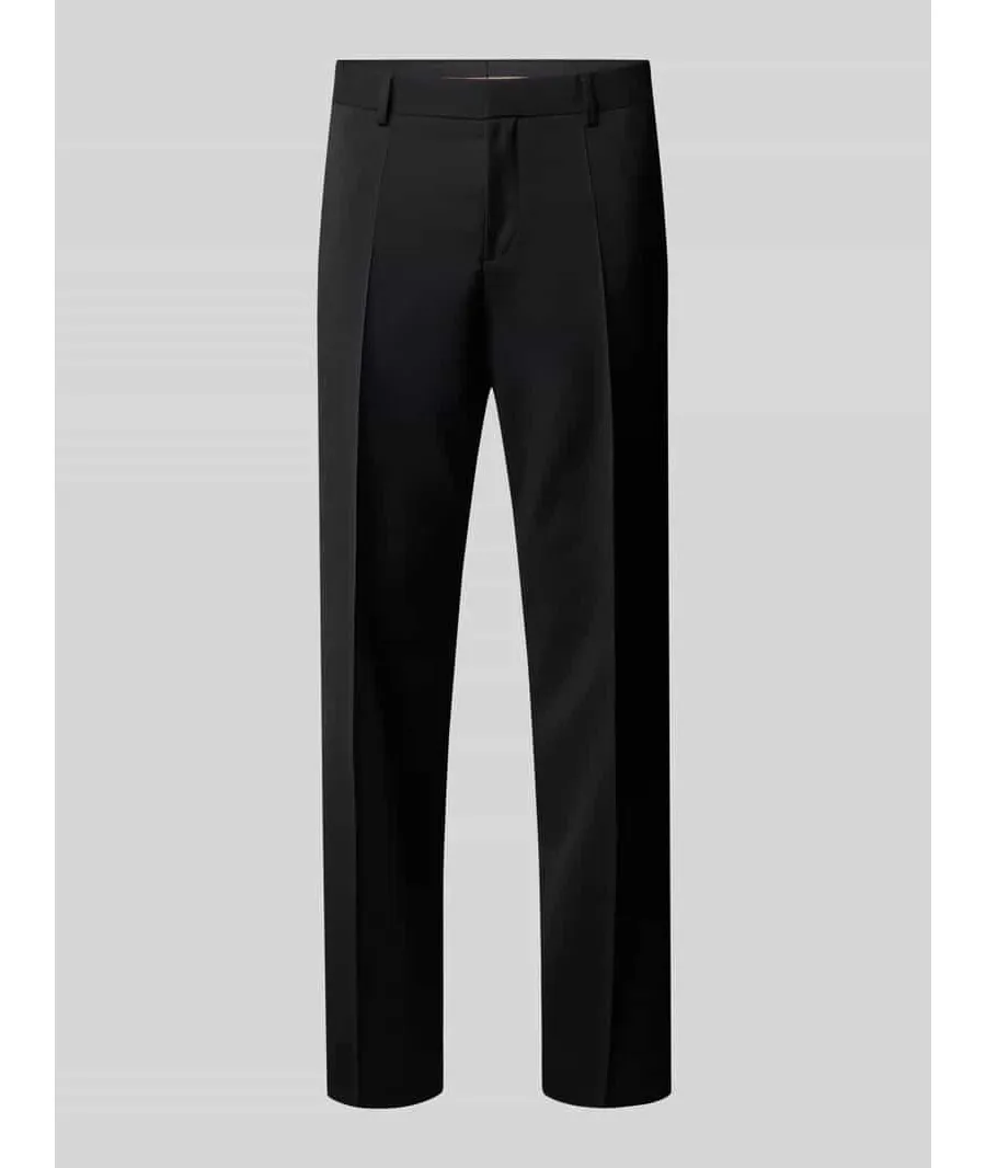 obrazek 1 Spodnie do garnituru o kroju regular fit w kant model ‘Genius’