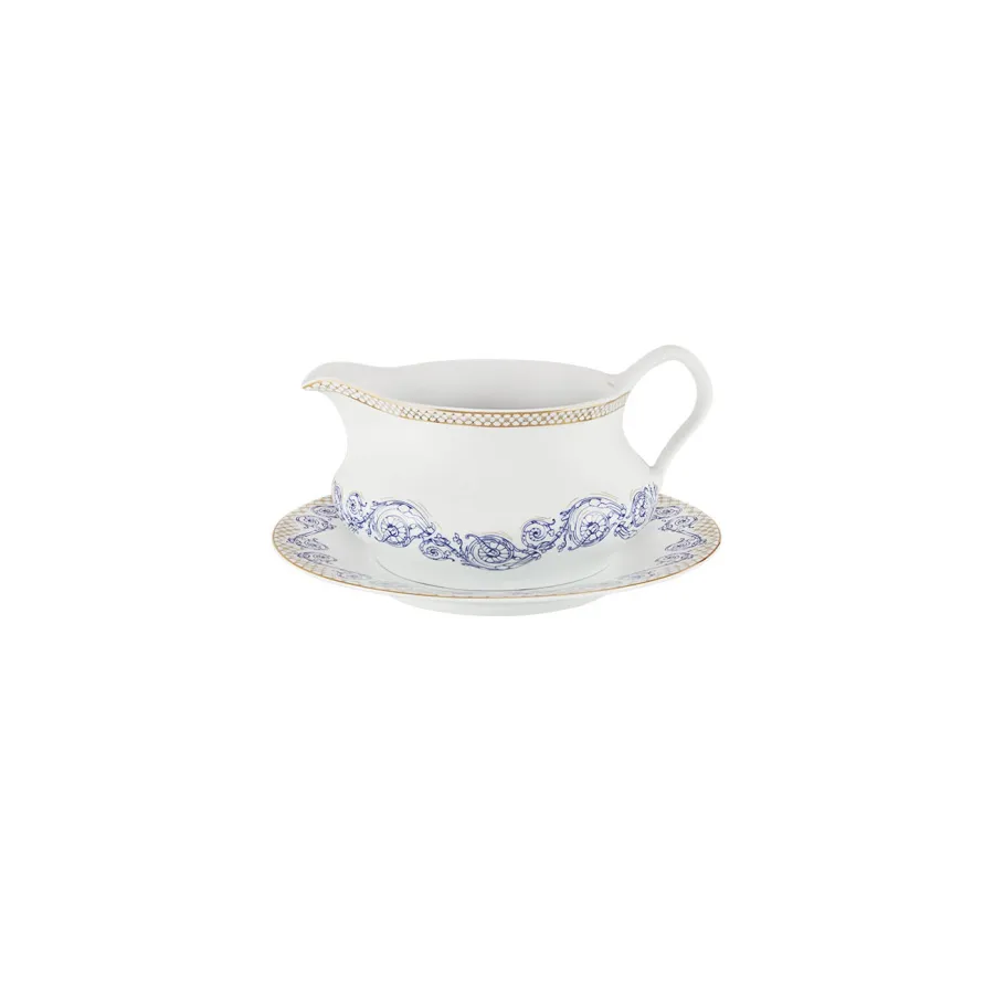 obrazek 10 Stylowa porcelanowa zastawa stołowa dla 12 osobowej rodziny - Porcel