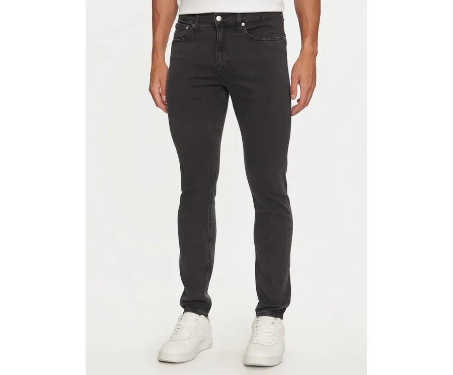 obrazek 1 Calvin Klein Jeans Jeansy J30J323696 Szary Skinny Fit