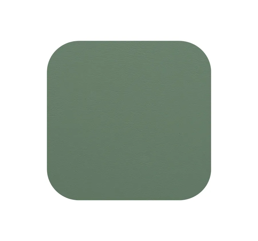 obrazek 3 Stylowa kwadratowa podkładka na stół w kolorze jasnego błękitu i liści eukaliptusa