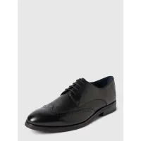 Zdjęcie Buty derby ze skóry bawolej z wytłoczonym logo