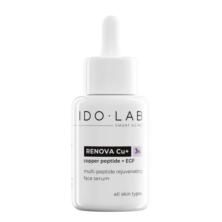 obrazek 1 Ido Lab Renova Cu+ Odmładzające Serum z peptydem miedziowym 30 ml