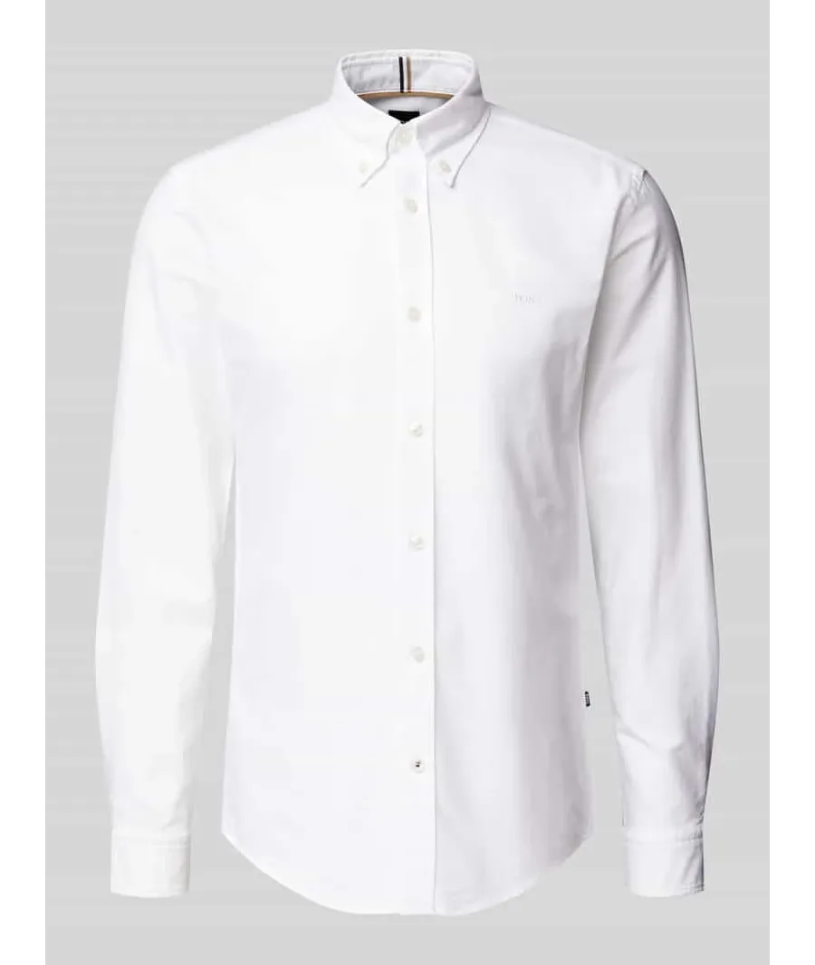 obrazek 1 Koszula biznesowa o kroju regular fit z kołnierzykiem typu button down model ‘Roan’