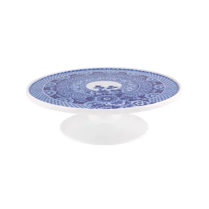 Zdjęcie Stylowa porcelanowa patera na ciasto z ekskluzywnej kolekcji Blue Ming - Vista Alegre