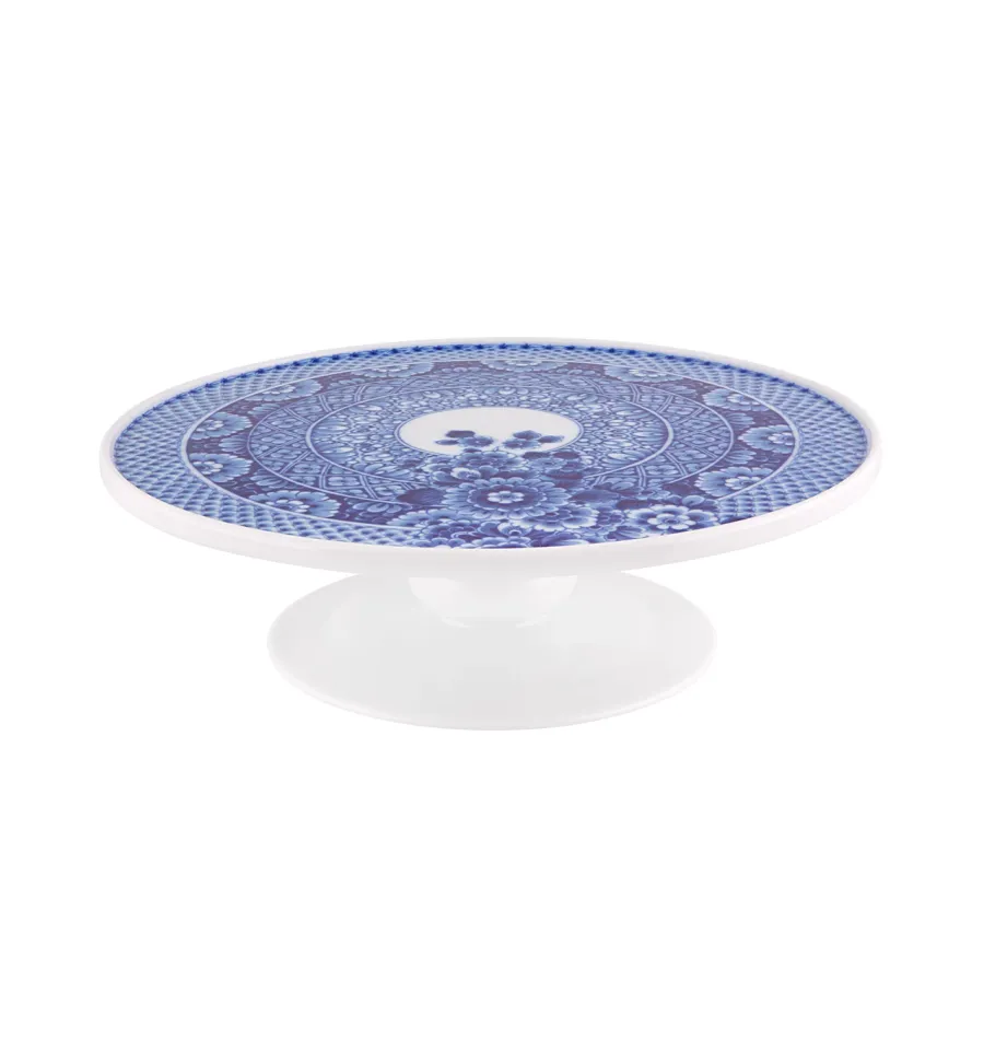 obrazek 1 Stylowa porcelanowa patera na ciasto z ekskluzywnej kolekcji Blue Ming - Vista Alegre