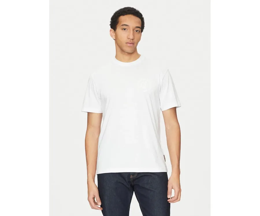 obrazek 1 Just Cavalli T-Shirt 78OAHT01 Biały Regular Fit