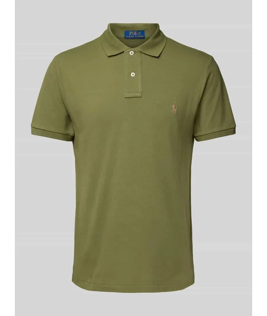 obrazek 1 Koszulka polo o kroju custom fit z czystej bawełny