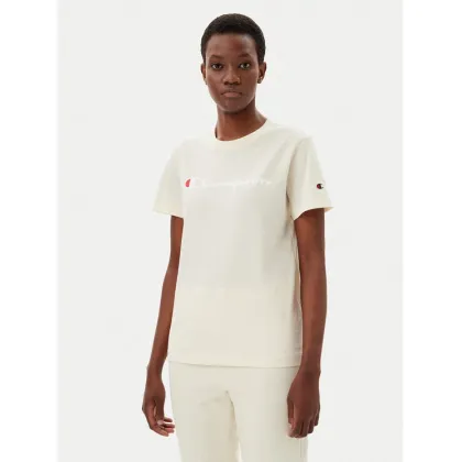 Zdjęcie Champion T-Shirt 118090 Écru Slim Fit