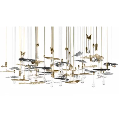 Zdjęcie Oryginalny żyrandol przypominający