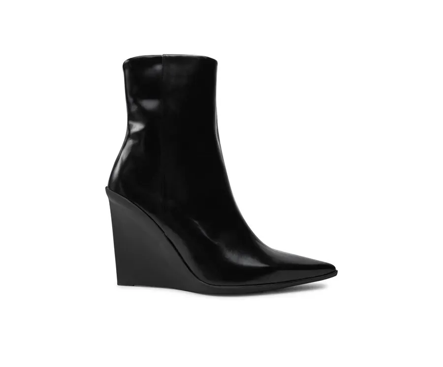 obrazek 1 Calvin Klein Botki Wedge Ankle Boot 90 HW0HW02256 Czarny