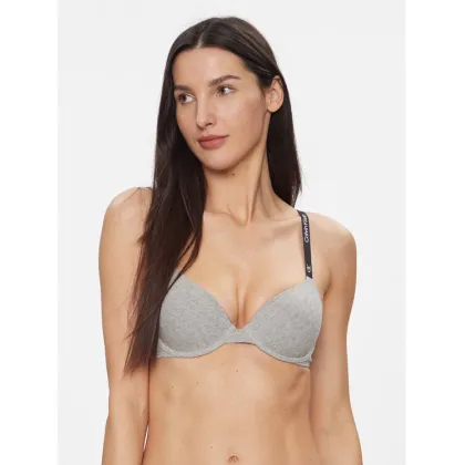 Zdjęcie Calvin Klein Underwear Biustonosz z fiszbiną Lightly Lined Demi 000QF7219E Szary