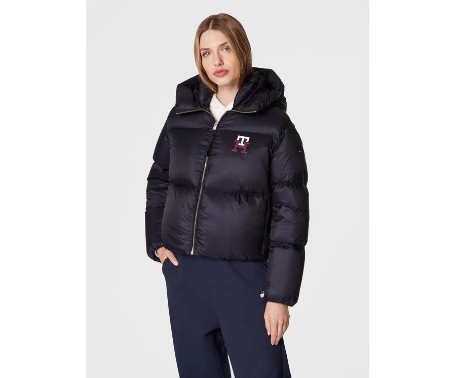 obrazek 1 Tommy Hilfiger Kurtka puchowa Monogram WW0WW37479 Granatowy Regular Fit
