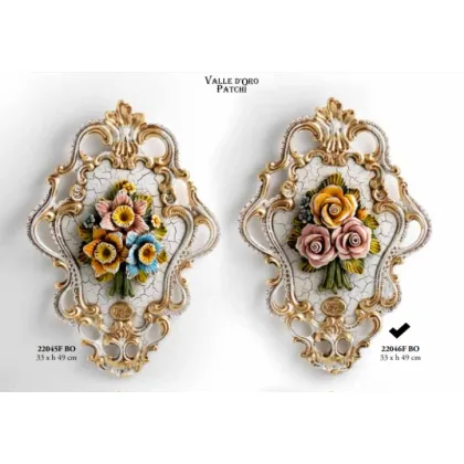 Picture Openwork painting with roses - Valle d'oro Patchi
