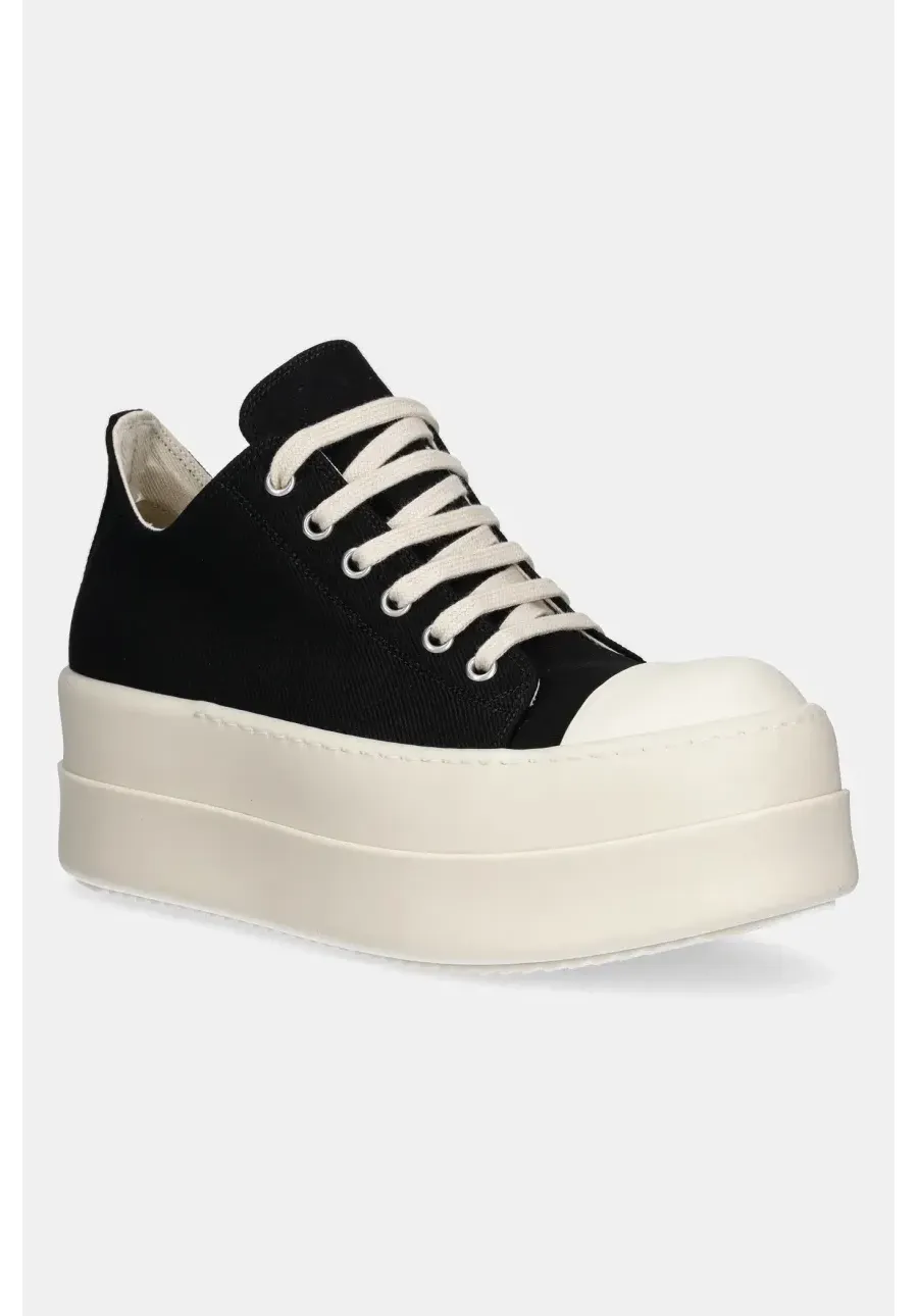 obrazek 1 Rick Owens tenisówki Double Bumper Low Sneaks kolor czarny DS01E3832.DO