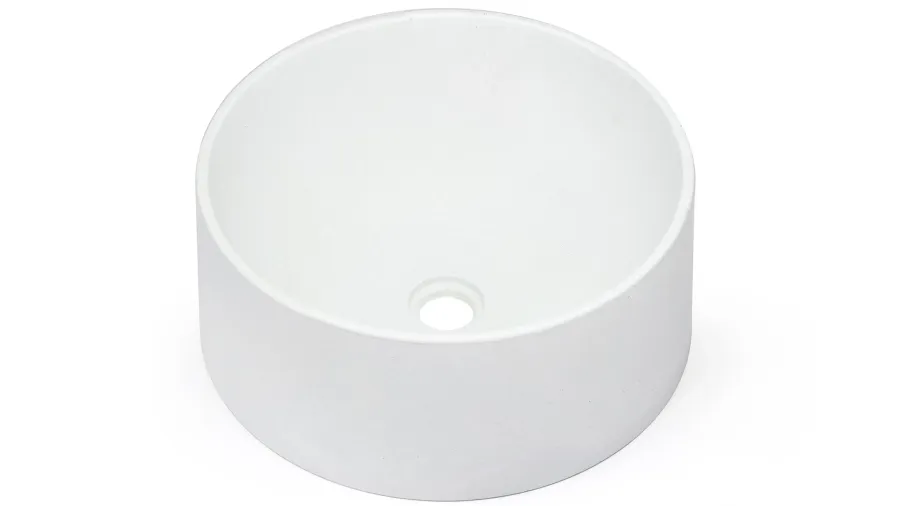 obrazek 1 Nowoczesna umywalka 40 cm COLUMBA BASIC, bez przelewu – naturalny, bez dekoru, bez lakieru