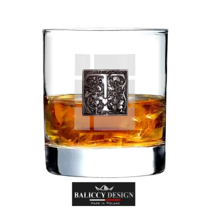 Zdjęcie Szklanka do whisky z wybranym inicjałem