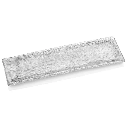 Picture Italian Transparent Rectangular Diamond Tray - IVV