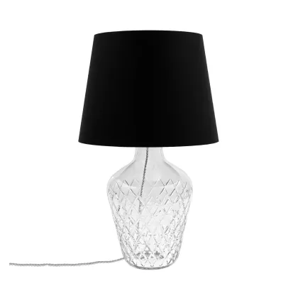 Zdjęcie Ekskluzywna lampa stołowa z kryształową podstawą z kolekcji Duchesse – Vista Alegre