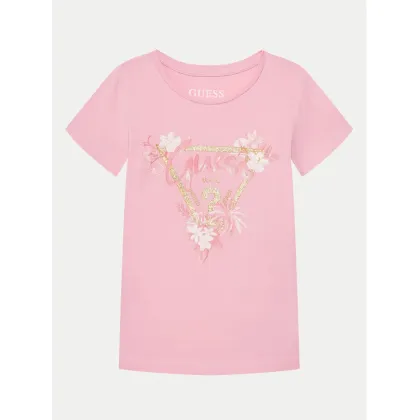 Zdjęcie Guess T-Shirt K5GI14K6YW4 Różowy Regular Fit