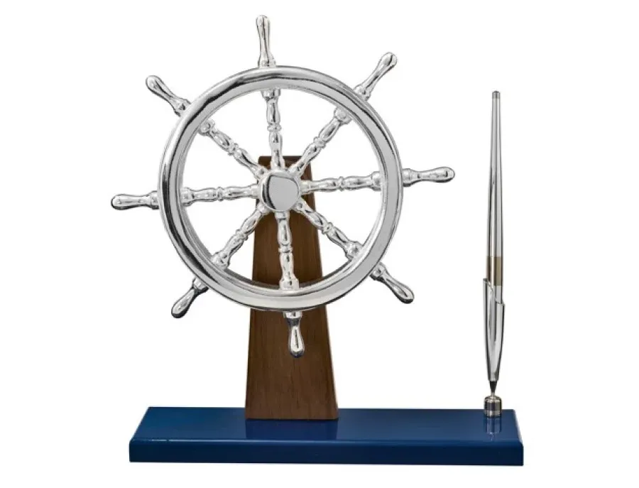 picture 1 Pen holder with a sailor's statue - Astra Argenti