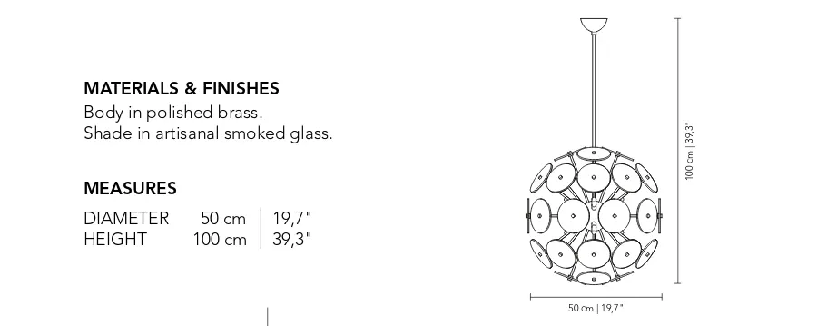 obrazek 2 Inspirowana mniszkiem lekarskim lampa wisząca Dandelion
