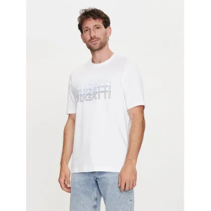 Zdjęcie Bugatti T-Shirt 8350 55042A Biały Modern Fit