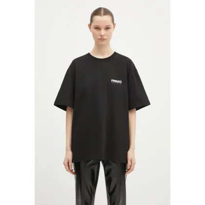 Zdjęcie Fiorucci t-shirt bawełniany męski kolor czarny z nadrukiem M01FPTSH103CJ01BK01