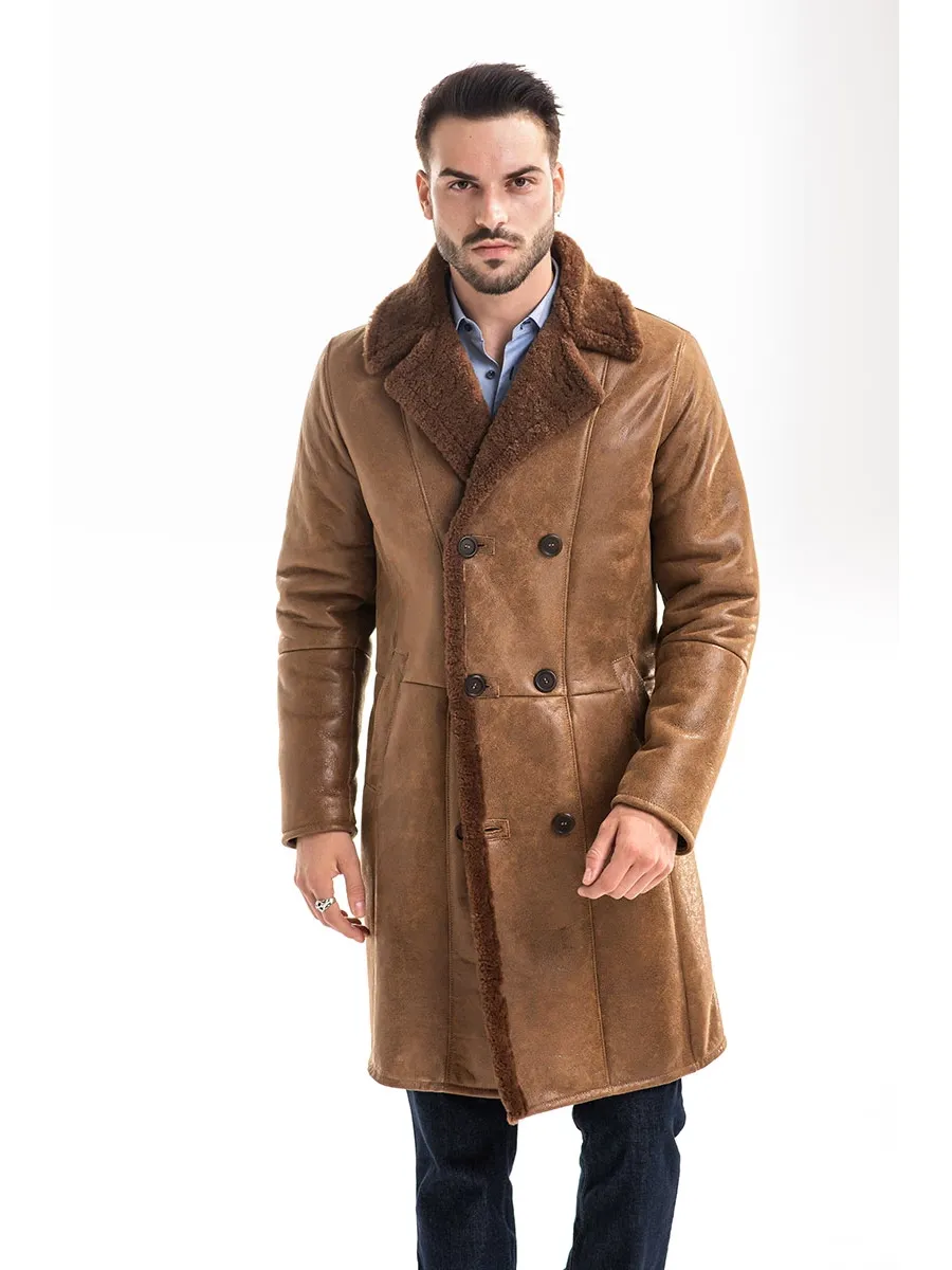 obrazek 4 Elegancki płaszcz z naturalnego futra jagnięcego - A&A Vesa