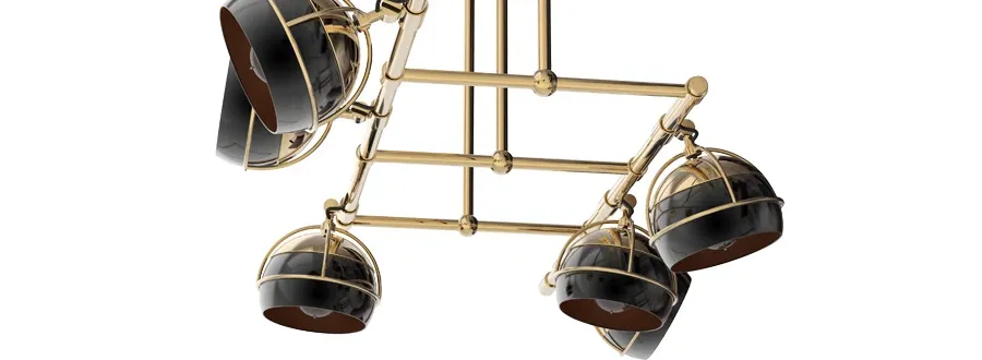obrazek 2 Inspirowana Czarną Wdową lampa wisząca Black Widow II