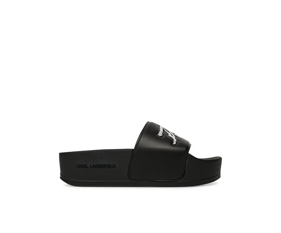 obrazek 1 KARL LAGERFELD Klapki Kondo Maxi KL80872 Czarny