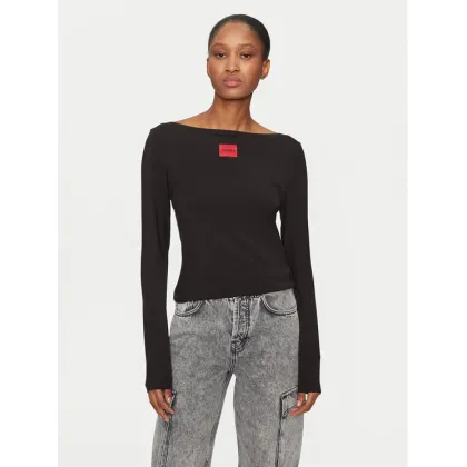 Zdjęcie Hugo Bluzka Thermal 50486081 Czarny Slim Fit HUGO