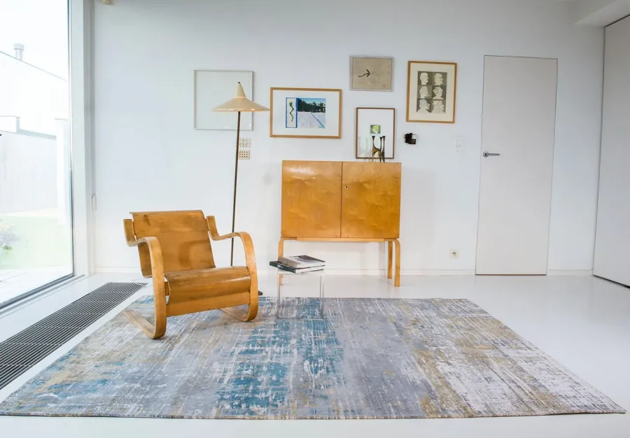 picture 4 Elegant beige-blue modern rug - LONG ISLAND BLUE 8718