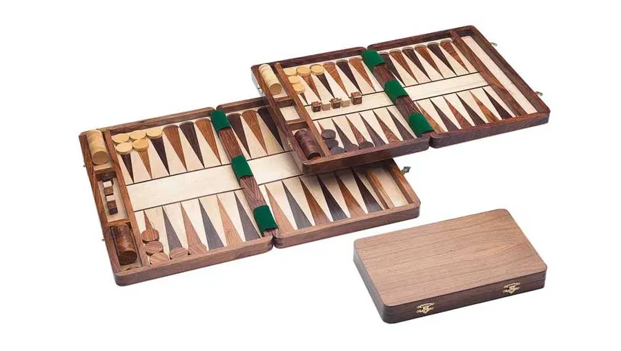 obrazek 1 Gra backgammon drewniana 45x29x5