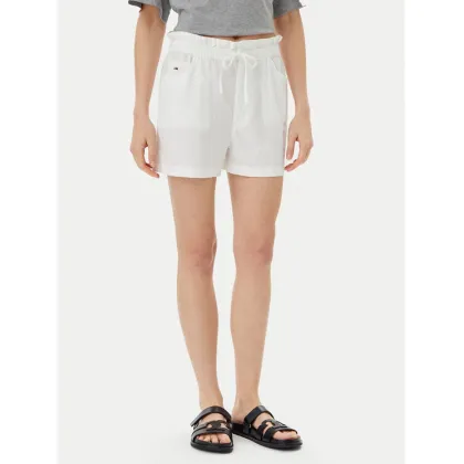 Zdjęcie Tommy Jeans Szorty materiałowe DW0DW20360 Écru Regular Fit