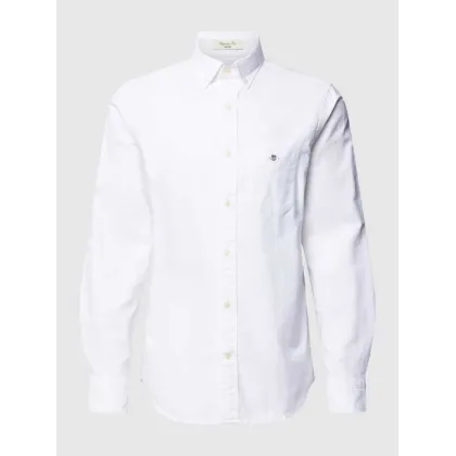 Zdjęcie Koszula casualowa o kroju regular fit z kieszenią na piersi model ‘OXFORD’