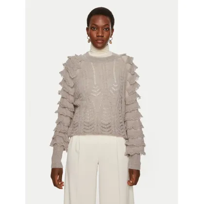 Zdjęcie TWINSET Sweter 242TP3101 Szary Loose Fit