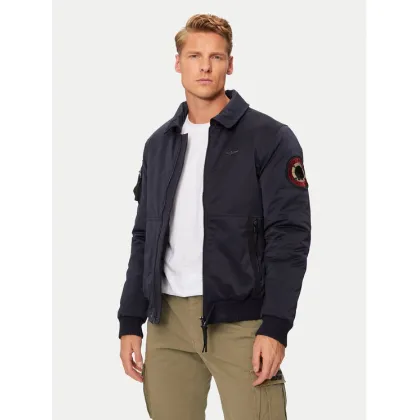 Zdjęcie Aeronautica Militare Kurtka bomber 242AB2190CT3376 Granatowy Regular Fit